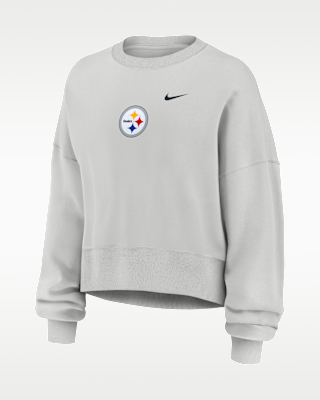 Pittsburgh Steelers ウォームアップウェア ホワイト Pittsburgh Steelers Primetime Phoenix Women's Nike NFL Oversized